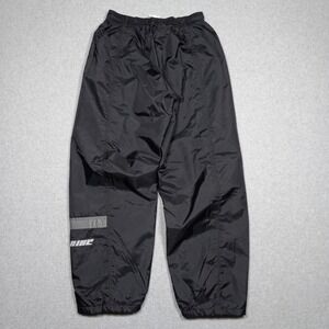 Vintage Nike Track Pants Womens Large Black Baggy Lined Silver Tag Y2K 90s